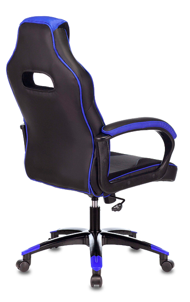 Кресло Zombie VIKING 2 AERO BLUE (Game chair VIKING 2 AERO black/blue textile/eco.leather cross plastic) артикул 263398Si-1 фото 5