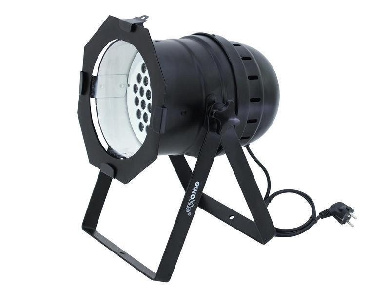 Eurolite LED PAR-64 RGB floor black артикул 406021-1 в интернет-магазине «HiFiRussia»