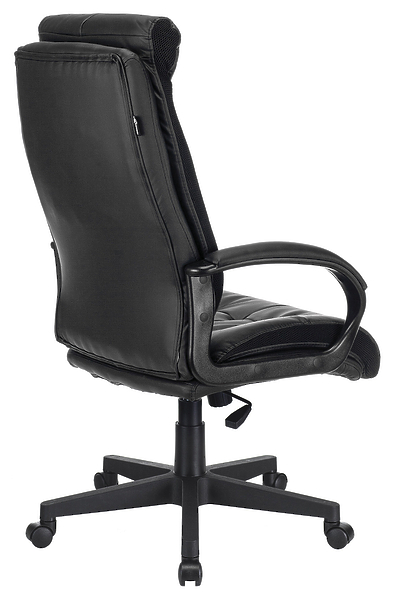 Кресло Бюрократ CH-824B/LBLACK (Office chair CH-824 black eco.leather cross plastic) артикул 263249Si-1 фото 5