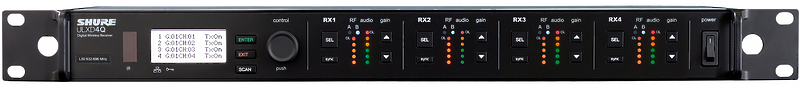 Приёмник Shure ULXD4QE G51 серии ULXD, частоты 470-534 MHz артикул 188028Si-1