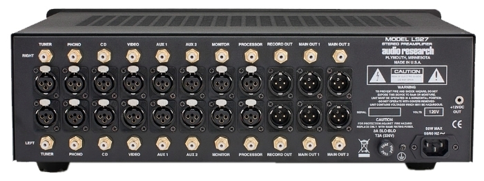 Предусилитель (стерео) Audio Research LS 27 black артикул 112679Si-1 фото 3