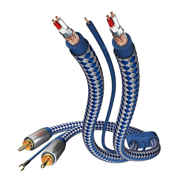 Кабель межблочный In-Akustik Premium Phono Cable RCA-RCA 1.5m #00405115 артикул 150514Si-1