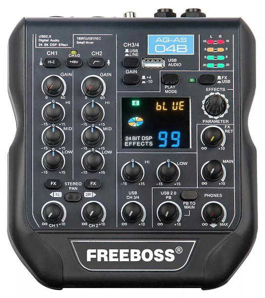 Микшер FreeBoss AG-AS04B артикул 299018Si-1