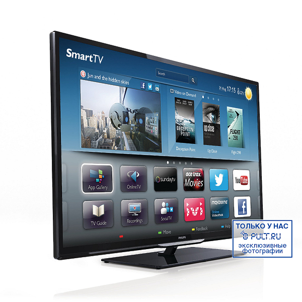 LED телевизор Philips 46PFL4208T/60 артикул 329347FV-1 фото 9