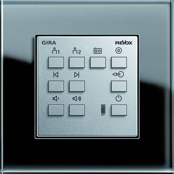 Настенная панель управления Revox Voxnet wall control 218, colour aluminium артикул 203279Si-1