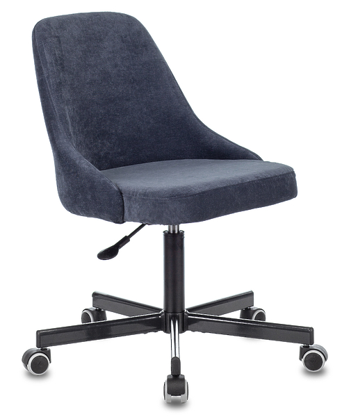 Кресло Бюрократ CH-340M/LT-27 (Office chair CH-340M dark blue Light-27 cross metal) артикул 263318Si-1