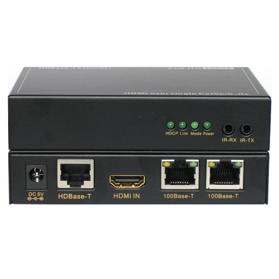 HDMI удлинитель по витой паре Dr.HD EX 100SHK, технология HDBase-T, поддержка HDMI 1.4a (3D) артикул 143251Si-1