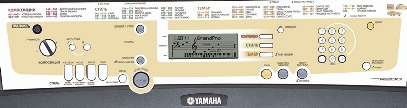Клавишный инструмент Yamaha PSR-R200 артикул 136565Si-1 фото 3