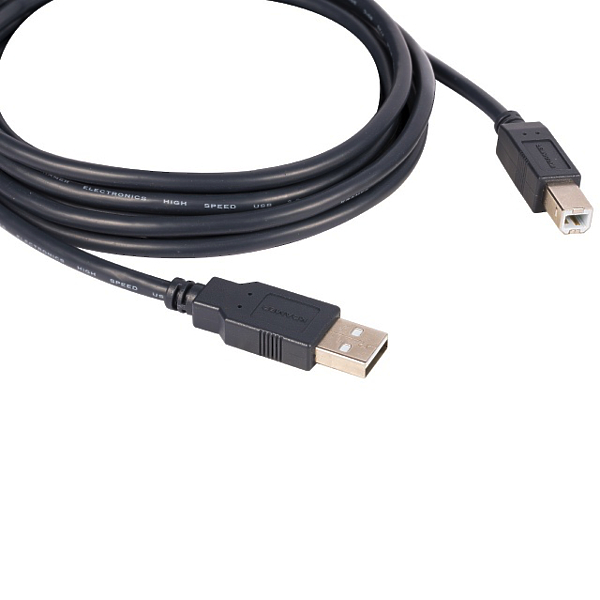 Кабель Kramer C-USB/AB-3 USB 2.0 A-B  вилка-розетка, 0,9 м артикул 217600Si-1