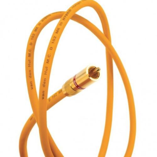 Кабель межблочный аудио Van Den Hul D-102 III 3T Hybrid RCA 1.0m артикул 017059Si-1