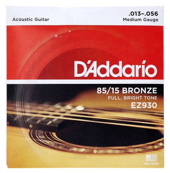 Струны D'Addario EZ930 SET ACOUS GTR 85/15 MED 13-56. артикул 274039Si-1 фото 3