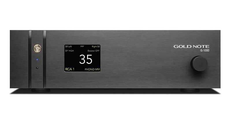 Интегральный усилитель/стример Gold Note IS-1000 Line Black артикул 231574Si-1 в интернет-магазине «HiFiRussia»