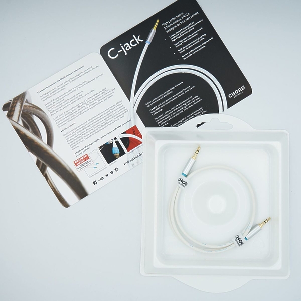 Кабель межблочный аудио Chord Company C-Jack 3.5mm Stereo to 3.5mm Stereo 1m артикул 274091Si-1 фото 5