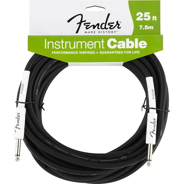 Инструментальный кабель FENDER 25' INST CBL BLK артикул 198107Si-1
