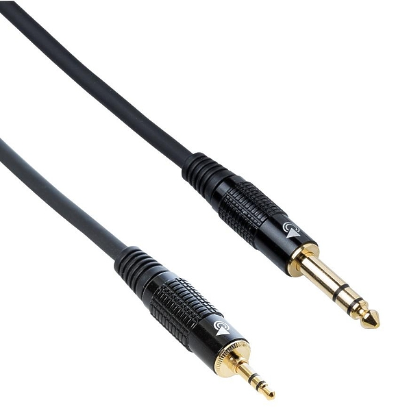 Кабель miniJack-Jack Bespeco EASMS150 1.5 m артикул 257121Si-1