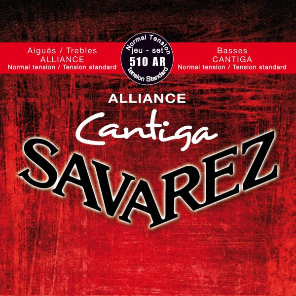 Струны для гитары Savarez 510AR  Alliance Cantiga  Red артикул 279486Si-1