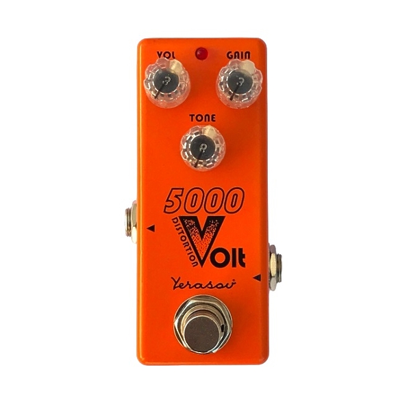 Педаль эффектов YERASOV 5000 Volt mini Distortion артикул 292842Si-1