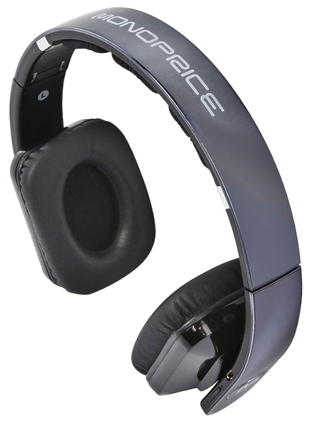 Наушники Monoprice Virtual Surround Sound Bluetooth Headphones артикул 121528Si-1 фото 3