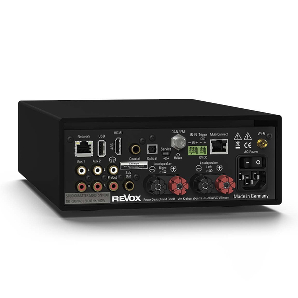 Сетевой проигрыватель Revox STUDIOMASTER M500 black артикул 318903Si-1 фото 4