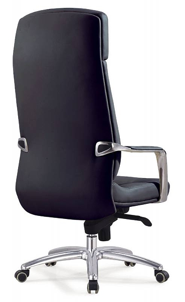 Кресло Бюрократ _DAO/BLACK (Office chair _DAO black leather cross aluminum) артикул 263508Si-1 фото 5