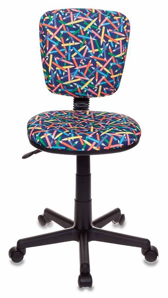 Кресло Бюрократ CH-204NX/PENCIL-BL (Children chair CH-204NX blue pencils cross plastic) артикул 263284Si-1 фото 3