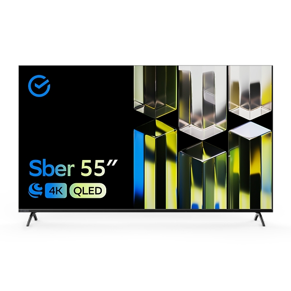 Телевизор QLED Sber SDX 55UQ5230T артикул 296799Si-1