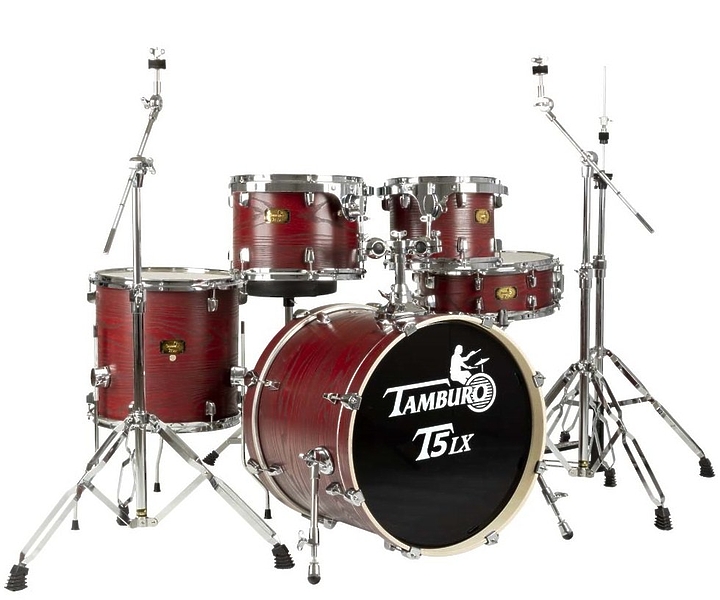 Ударная установка Tamburo T5LXR22WGRD Red Wood артикул 266009Si-1