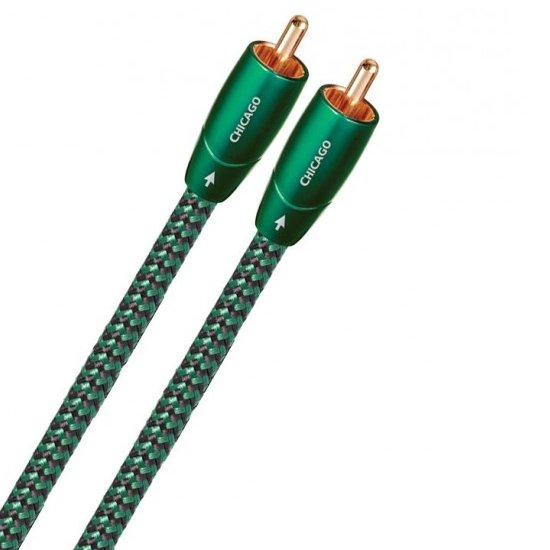 Кабель межблочный аудио AudioQuest Chicago RCA-RCA 12.0m артикул 167282Si-1