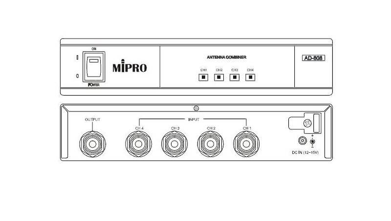 Сплиттер MIPRO AD-808 артикул 294994Si-1 фото 4