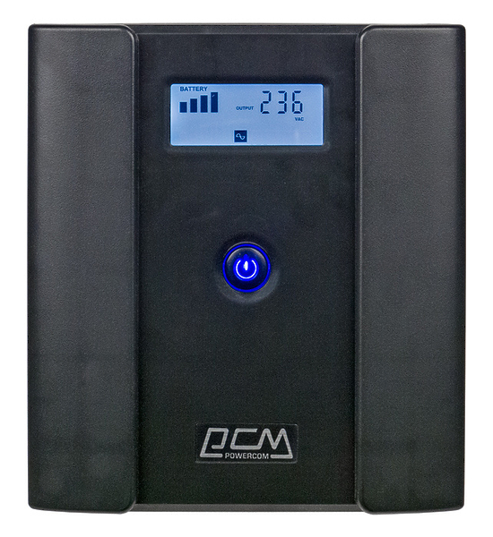 Блок бесперебойного питания Powercom Raptor RPT-1500AP LCD Black артикул 268097Si-1 фото 3