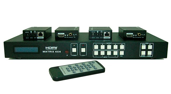 HDMI матрица Dr.HD 4x4 / Dr.HD MA 444 FSE 50 артикул 143228Si-1
