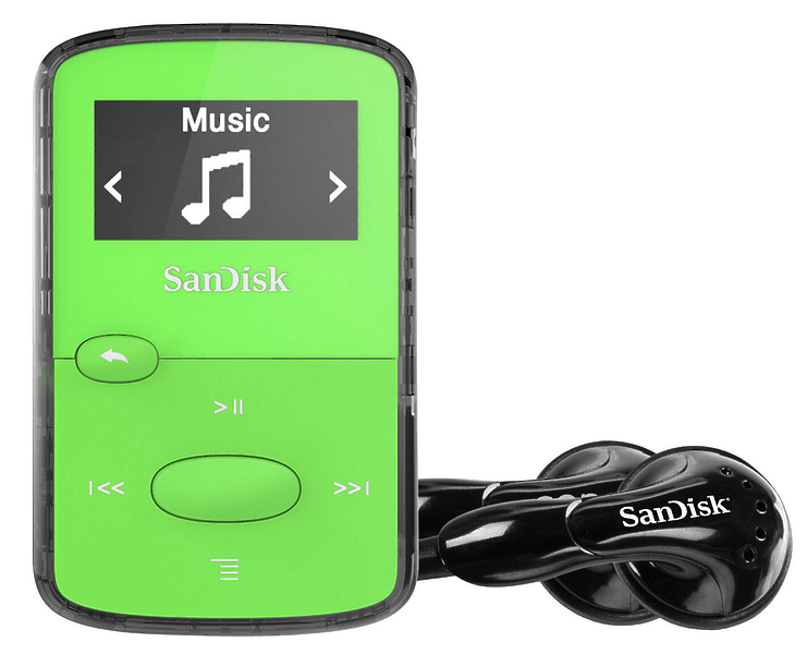 Плеер Sandisk Sansa Clip JAM 8 GB, green артикул 137003Si-1 фото 4