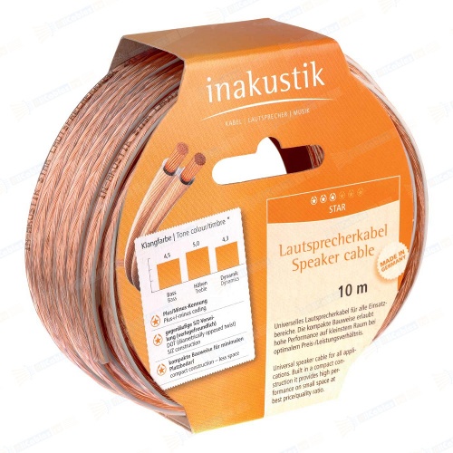 Акустический кабель In-Akustik Star LS-Reels 2x1.5 mm2 10.0m #003021010 артикул 074593Si-1