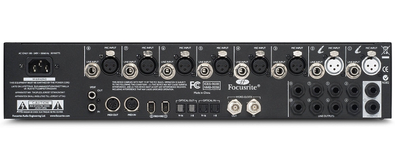Звуковая карта FOCUSRITE Liquid Saffire 56 артикул 144483Si-1 фото 4