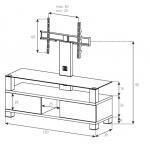 Подставка Sonorous LB 1123 HBLK-BLK артикул 114547Si-1 фото 3
