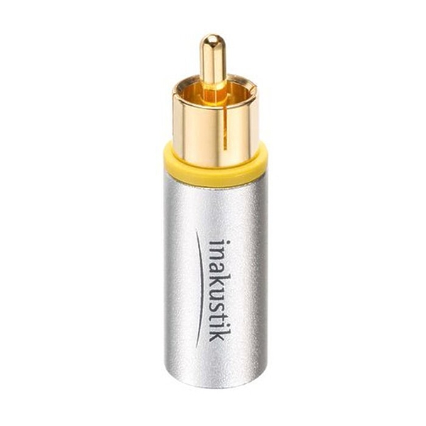 Разъем In-Akustik Exzellenz New RCA Plug 8 mm silver 1 pc #006990061 артикул 168704Si-1