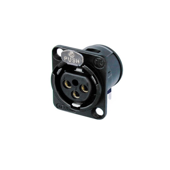 Разъем Neutrik NC3FD-H-B артикул 283571Si-1