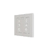 Сенсорный выключатель KNX Zennio Tecla 55 X6, 6-кнопочный, серебро
