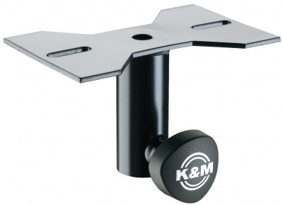 Крепление K&M 19580-000-55 адаптер-платформа для крепления АС на стойку, сталь артикул 124978Si-1