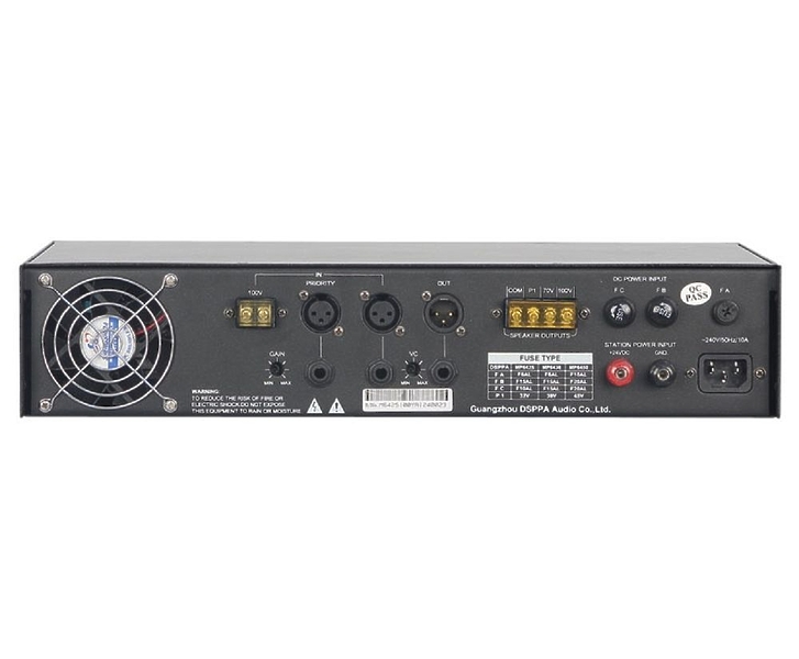 Усилитель DSPPA MP-6425 артикул 143047Si-1 фото 3