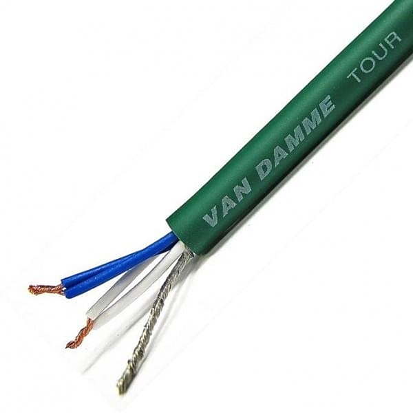 Кабель микрофонный Van Damme квадропольный туровый Tour Grade Classic XKE зеленый (268-034-050) артикул 303821Si-1