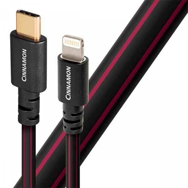 Кабель AudioQuest Cinnamon Lightning - USB-C, 1.5 м артикул 219896Si-1