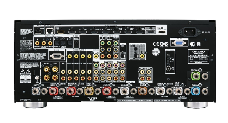 AV ресивер Onkyo TX-NR5010 black артикул 384667FV-1 фото 5