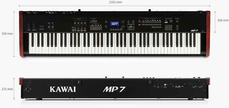 Клавишный инструмент Kawai MP7 артикул 136629Si-1 фото 3