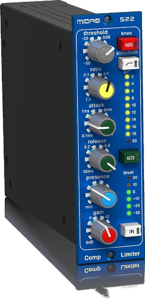 Компрессор/лимитер MIDAS COMPRESSOR LIMITER 522 V2 артикул 287956Si-1 фото 3
