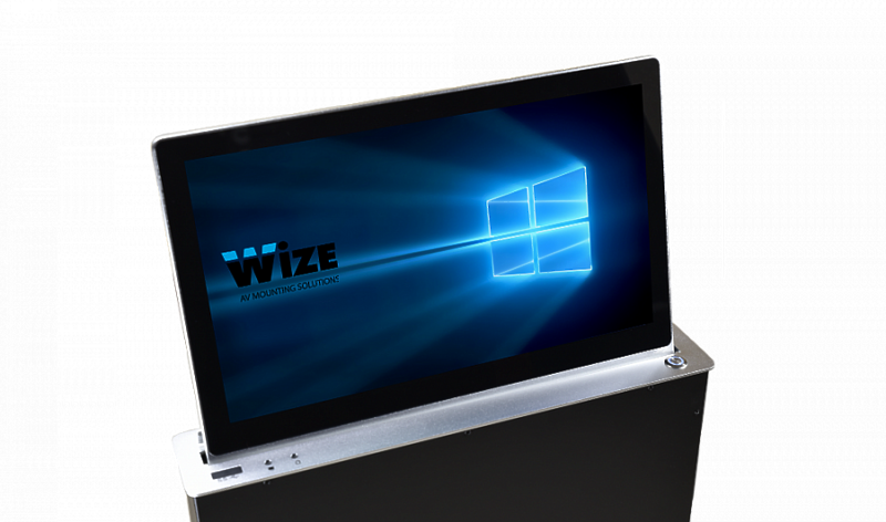 Моторизированный монитор Wize Pro WR-22GF Touch silver артикул 237430Si-1 в интернет-магазине «HiFiRussia»