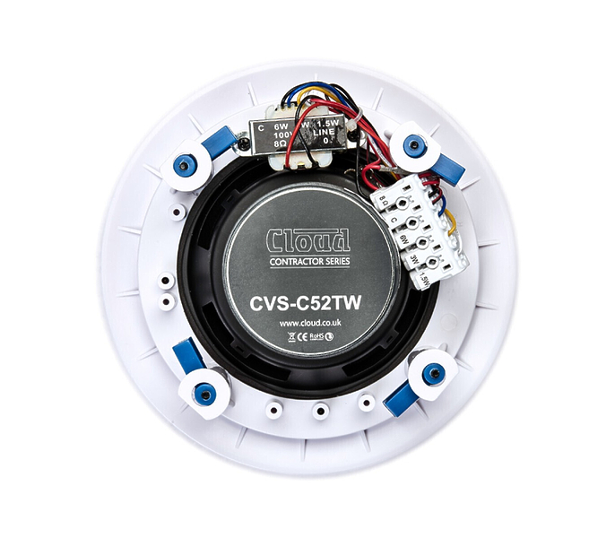 Потолочный громкоговоритель Cloud CVS-C52TW артикул 246276Si-1 фото 3