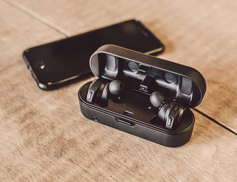 Наушники Audio Technica ATH-CKR7TW BK артикул 190662Si-1 фото 5