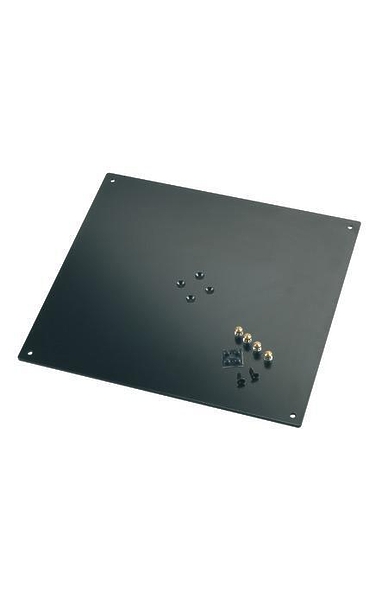 K&M K&M 26792-042-56 площадка-стол для студийных мониторов к стойке 26795, р-р 5х420х380, 4 шипа и 4 ножки в комплекте, сталь,чёрная артикул 340247SI-1