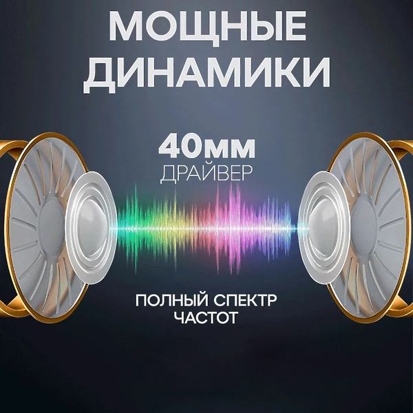 Наушники HAVIT H2590BT PRO Blue артикул 330549Si-1 фото 8